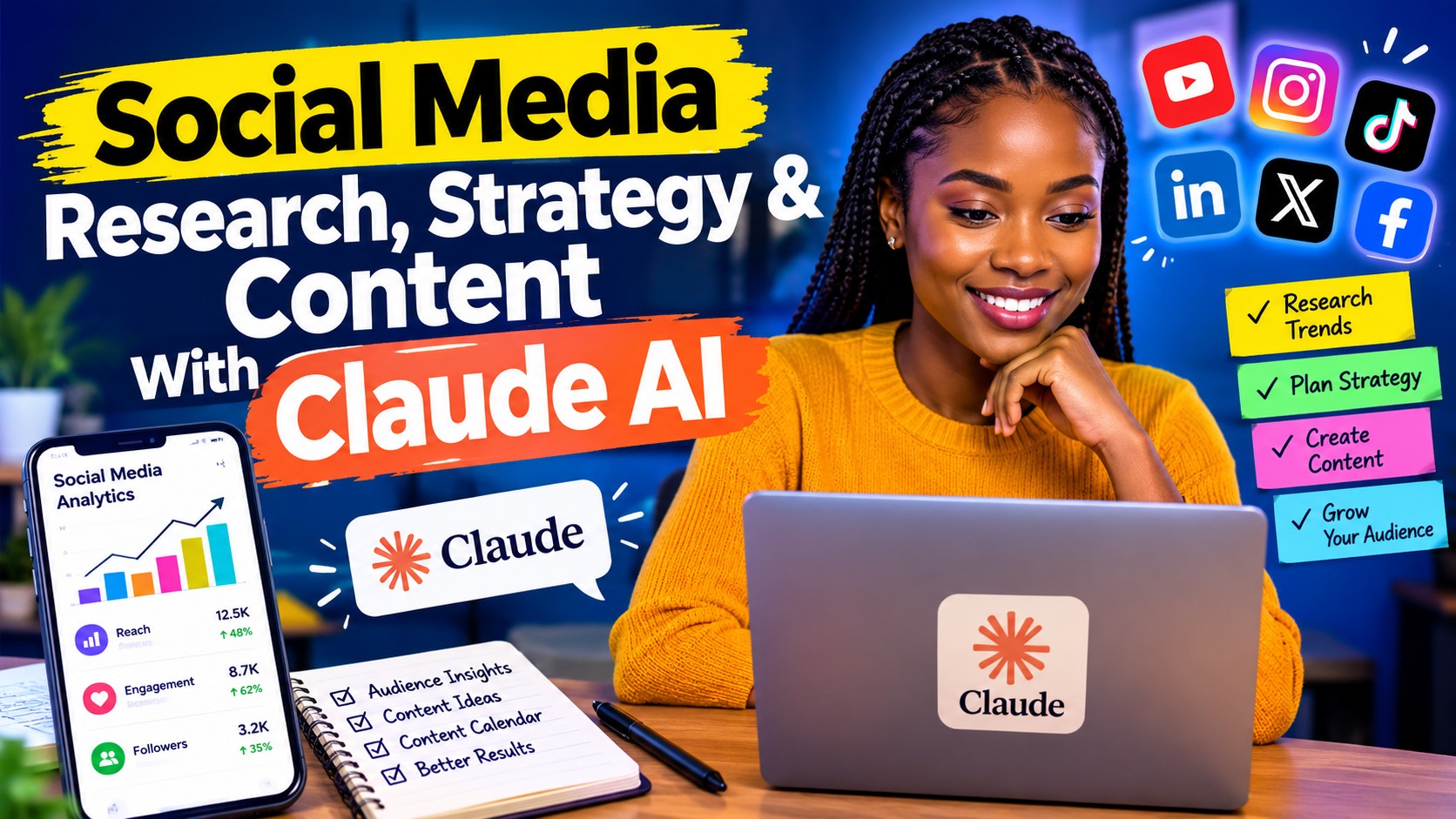 Social Media Research, Strategy & Content With Claude AI